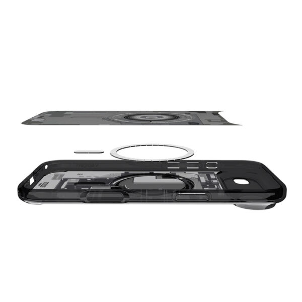 Spigen Ultra Hybrid MagSafe case for iPhone 17 Air Zero One - blackeng
