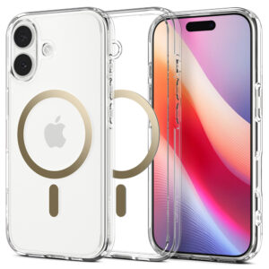 Spigen Ultra Hybrid MagSafe Case for iPhone 17 - Transparent Goldeng