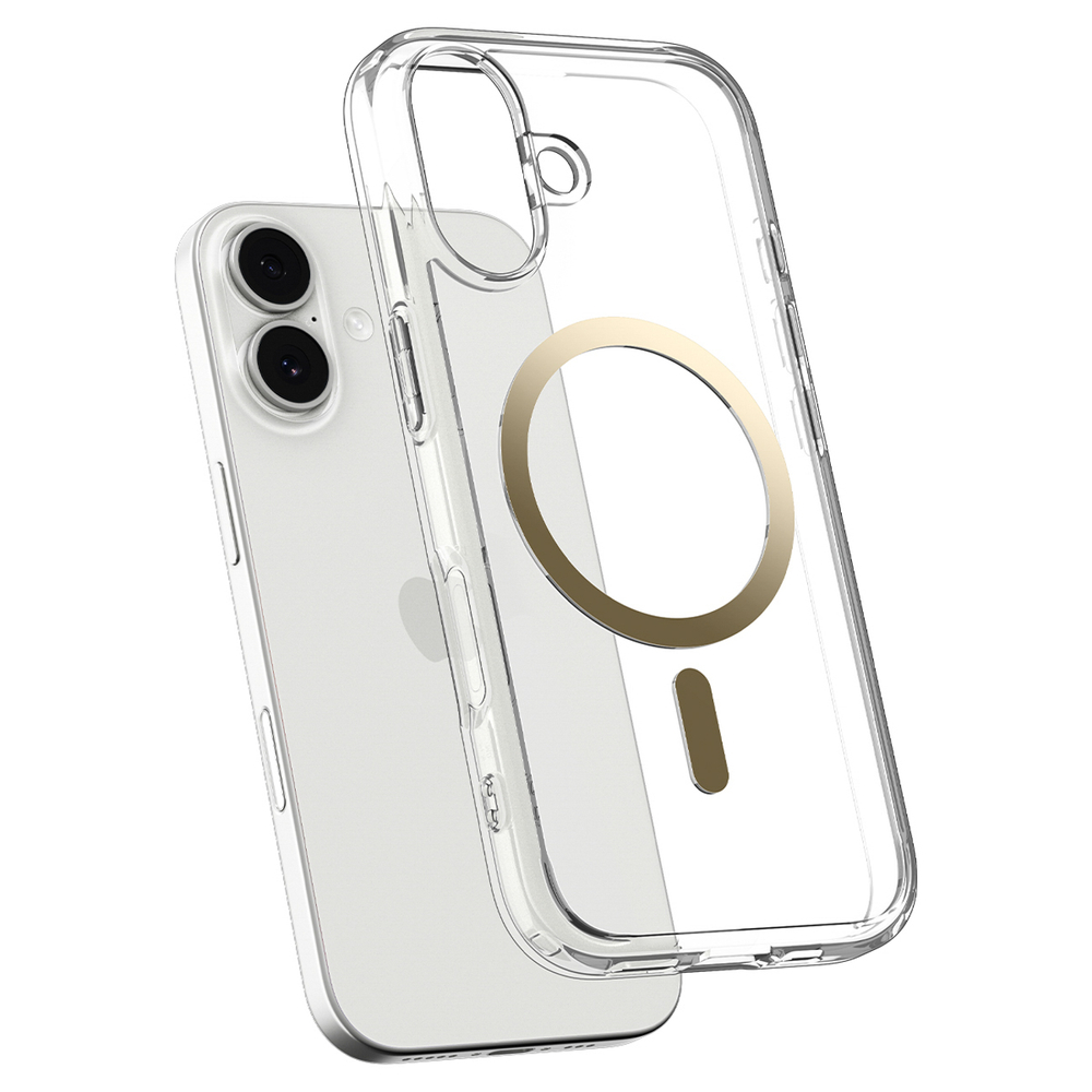 Spigen Ultra Hybrid MagSafe Case for iPhone 17 - Transparent Goldeng