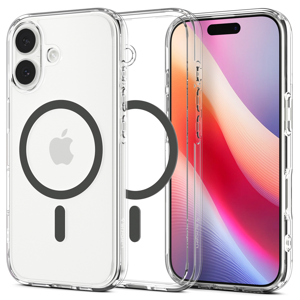 Spigen Ultra Hybrid MagSafe Case for iPhone 17 - Clear Grayeng