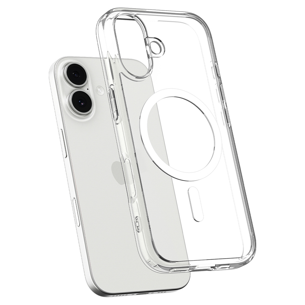Spigen Ultra Hybrid MagSafe Case for iPhone 17 - Clear and Whiteeng
