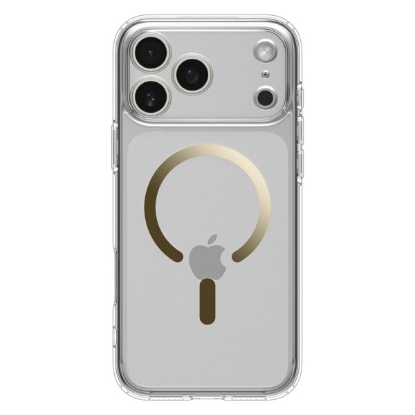 Spigen Ultra Hybrid MagSafe Case for iPhone 17 Pro - Transparent Goldeng