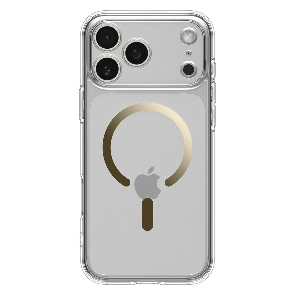 Spigen Ultra Hybrid MagSafe Case for iPhone 17 Pro - Transparent Goldeng