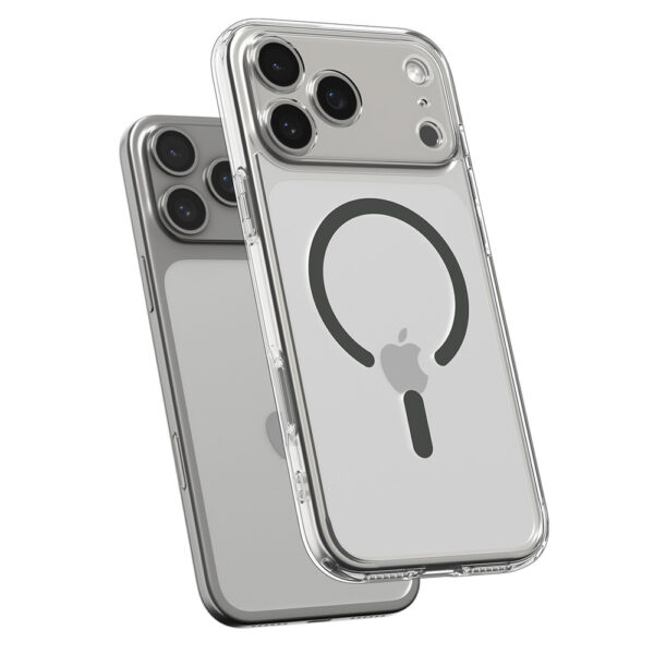 Spigen Ultra Hybrid MagSafe Case for iPhone 17 Pro - Clear Grayeng