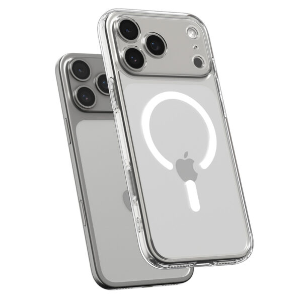 Spigen Ultra Hybrid MagSafe Case for iPhone 17 Pro - Clear and Whiteeng