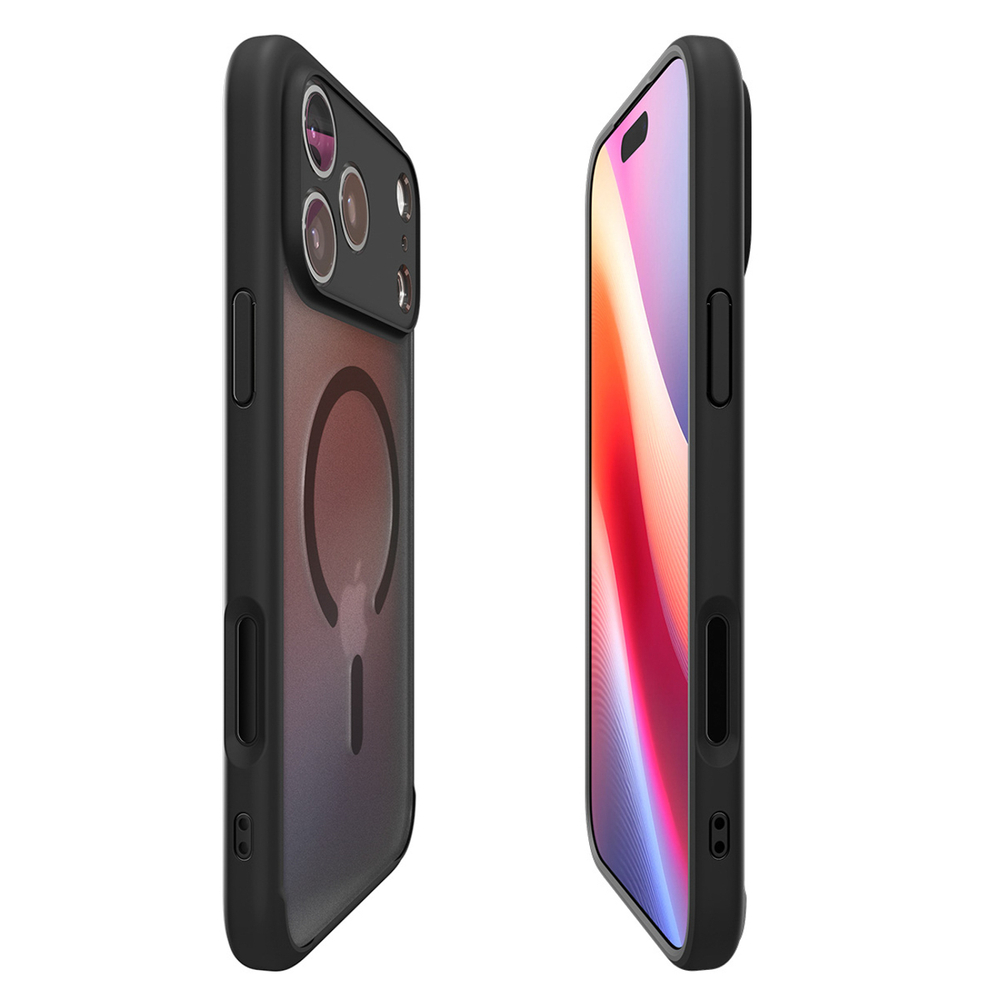Spigen Ultra Hybrid MagSafe Case for iPhone 17 Pro - Blackeng