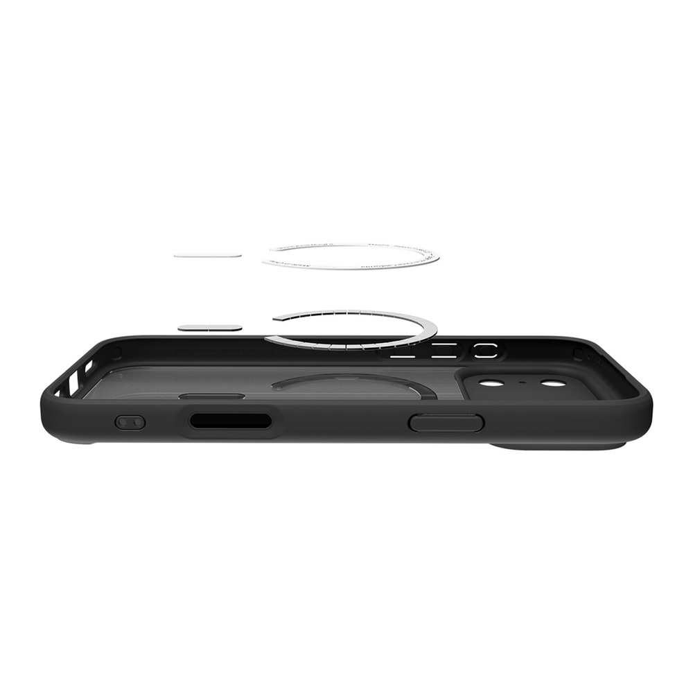 Spigen Ultra Hybrid MagSafe Case for iPhone 17 Pro - Blackeng