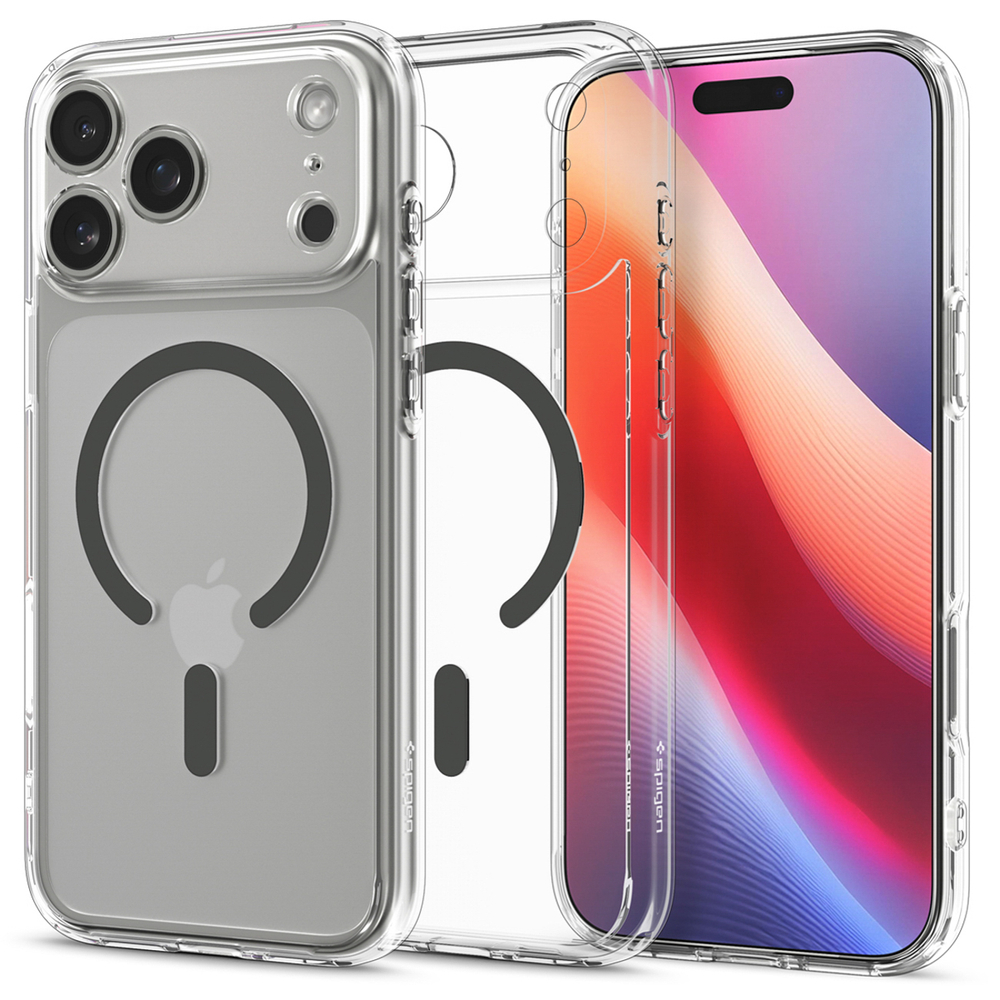 Spigen Ultra Hybrid MagSafe Case for iPhone 17 Pro Max - Clear Grayeng