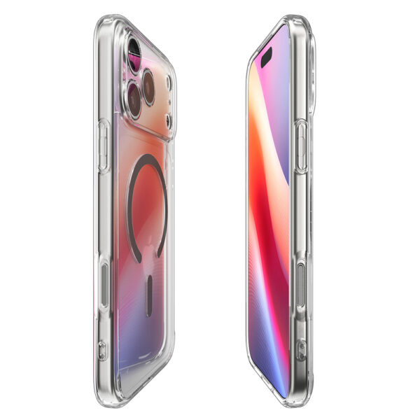 Spigen Ultra Hybrid MagSafe Case for iPhone 17 Pro Max - Clear Grayeng