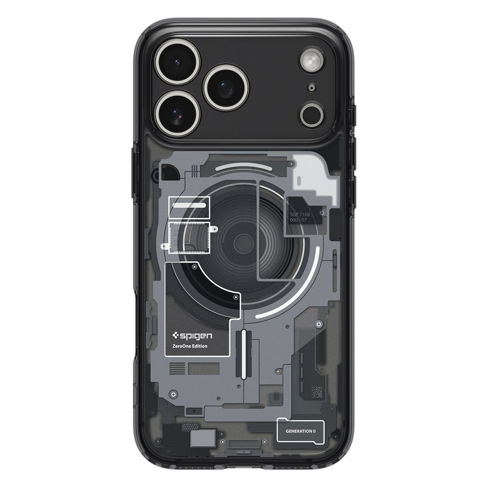 198872_2 Spigen Ultra Hybrid MagSafe Case for iPhone 17 Pro Zero One - Blackeng