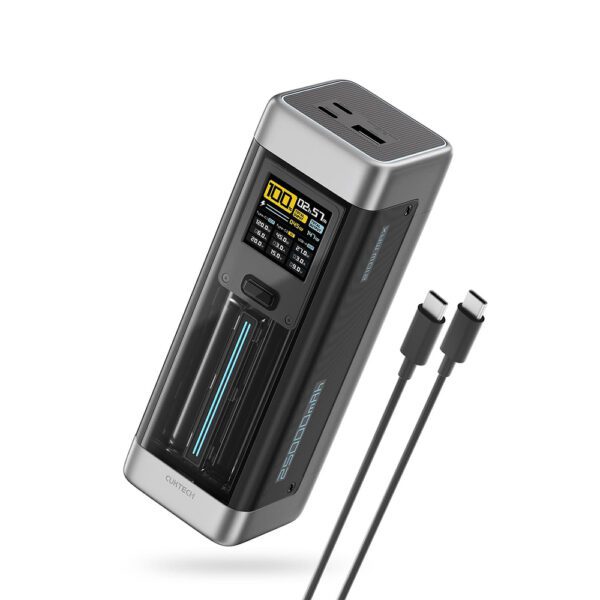 CUKTECH 210W 25000mAh Power Bank P+Series 2C1A?NO.20 Black Colorpol