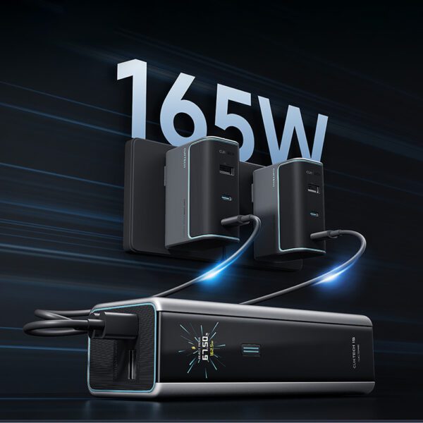 CUKTECH 210W 20000mAh Power Bank P+Series 2C1A?NO.15Ultra?Grey Colorpol