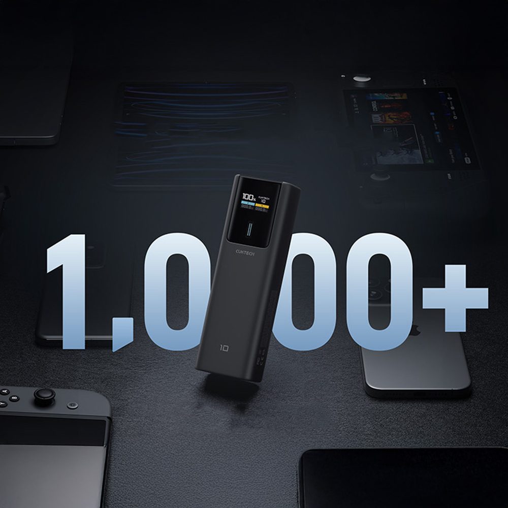 CUKTECH 150W (?) 10000mAh Power Bank P+Series 1C1A       ?NO.10?-Black Colorpol