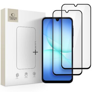 Tech-Protect Glass Fit+ 2-pack tempered glass for Samsung Galaxy A16 4G / 5G / A26 5G / A17 4G / 5G - blackeng