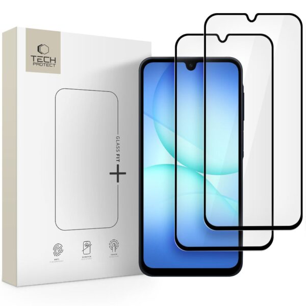 Tech-Protect Glass Fit+ 2-pack tempered glass for Samsung Galaxy A16 4G / 5G / A26 5G / A17 4G / 5G - blackeng