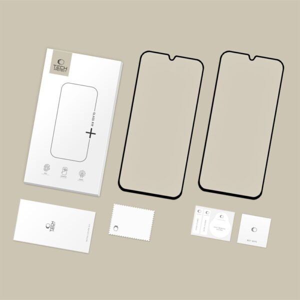 Tech-Protect Glass Fit+ 2-pack tempered glass for Samsung Galaxy A16 4G / 5G / A26 5G / A17 4G / 5G - blackeng