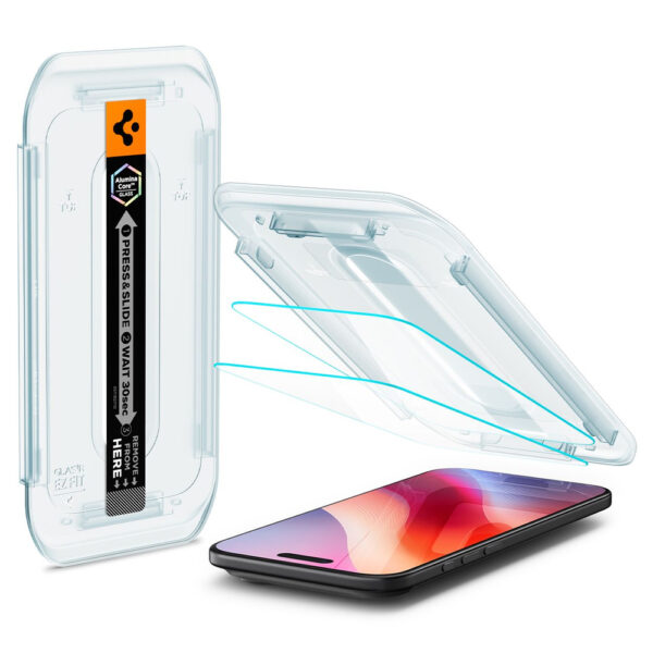Szkło hartowane Spigen Glas.TR EZ Fit 2-pack na iPhone 17 Air - przezroczystepol