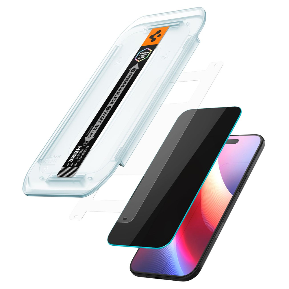 Szkło prywatyzujące Spigen Glas.TR EZ Fit 2-pack na iPhone 17 Airpol