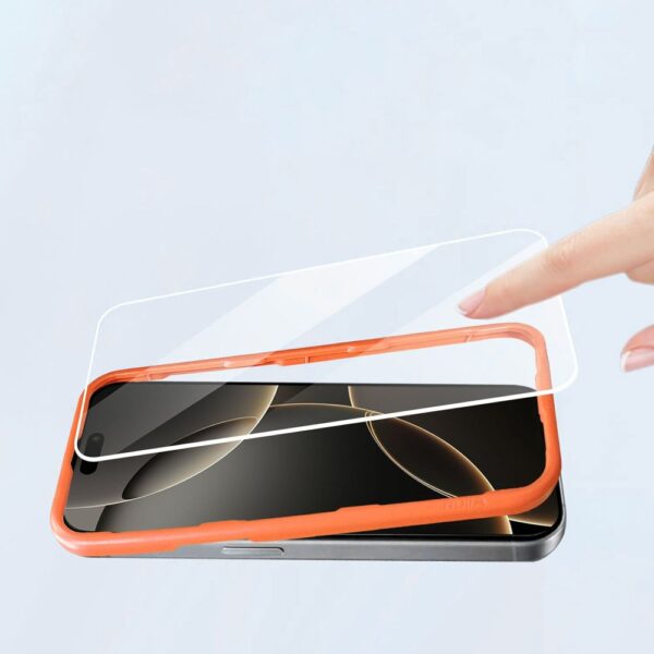 Tech-Protect Easy Set+ 3-pack tempered glass for iPhone 17 - transparenteng