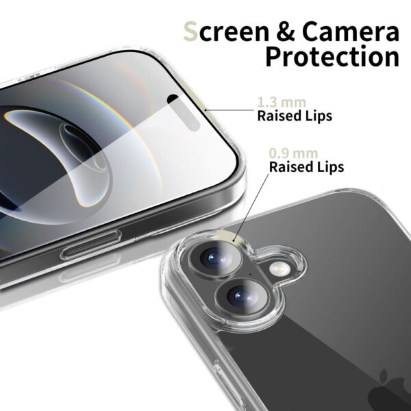 Tech-Protect FlexAir Hybrid Case for iPhone 17 - Cleareng