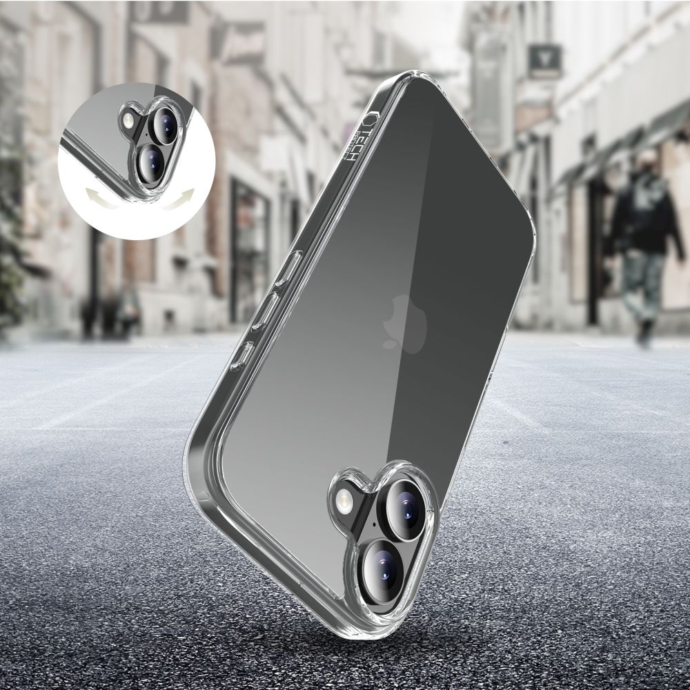 Tech-Protect FlexAir Hybrid Case for iPhone 17 - Cleareng