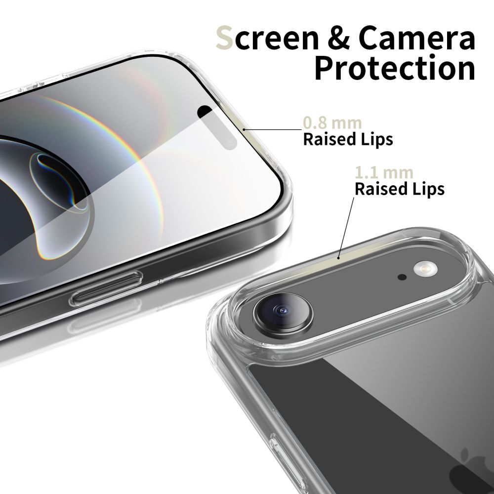 Tech-Protect FlexAir Hybrid Case for iPhone 17 Air - Cleareng