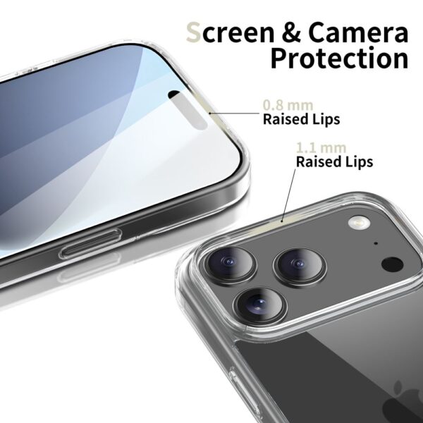 Tech-Protect FlexAir Hybrid Case for iPhone 17 Pro - Cleareng