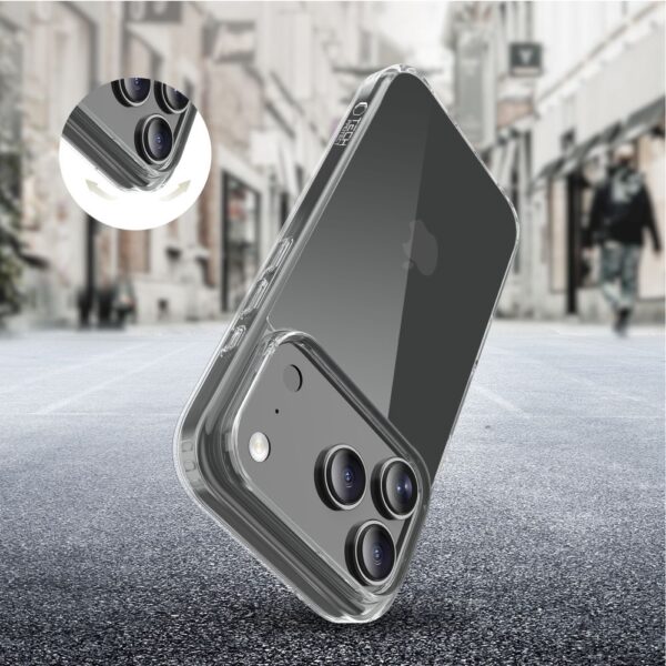 Tech-Protect FlexAir Hybrid Case for iPhone 17 Pro Max - Cleareng