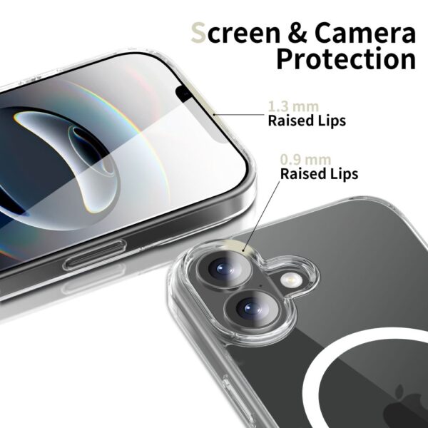 Tech-Protect FlexAir Hybrid MagSafe Case for iPhone 17 - Cleareng