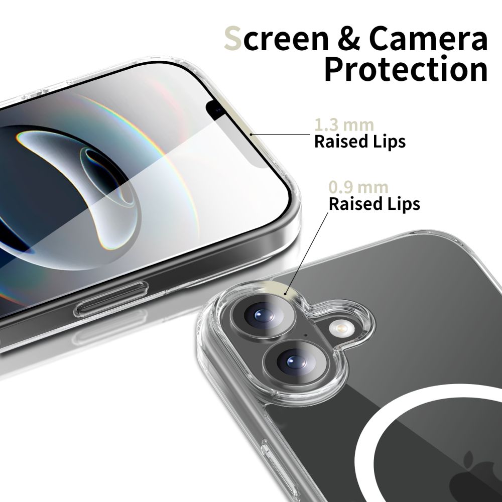 Tech-Protect FlexAir Hybrid MagSafe Case for iPhone 17 - Cleareng