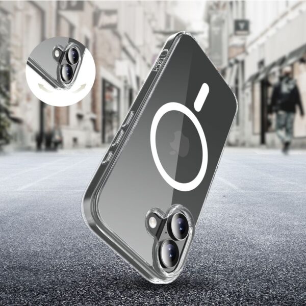 Tech-Protect FlexAir Hybrid MagSafe Case for iPhone 17 - Cleareng