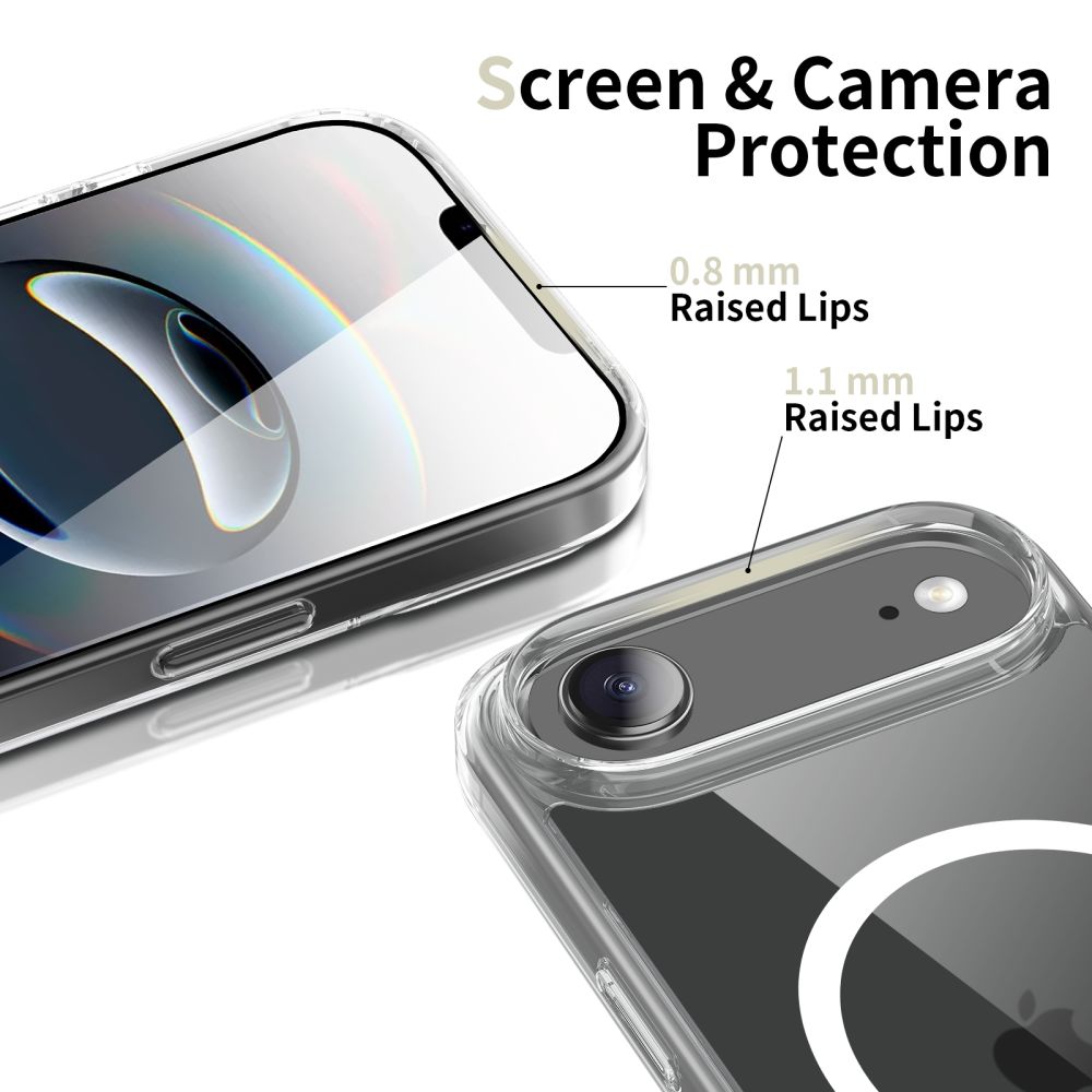 Tech-Protect FlexAir Hybrid MagSafe Case for iPhone 17 Air - Cleareng