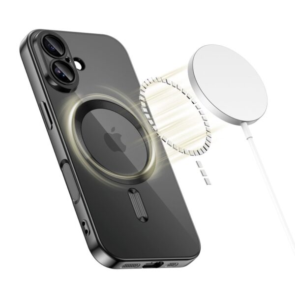 Tech-Protect MagFlex MagSafe Case for iPhone 17 - Clear Blackeng