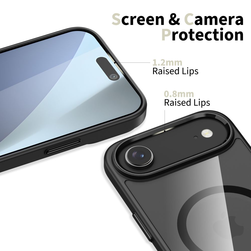 Tech-Protect MagFlex MagSafe Case for iPhone 17 Air - Clear Blackeng