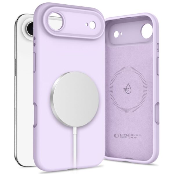Tech-Protect Silicone MagSafe Case for iPhone 17 Air - Purpleeng