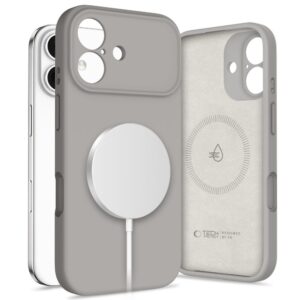 Tech-Protect Silicone MagSafe Case for iPhone 17 - Grayeng
