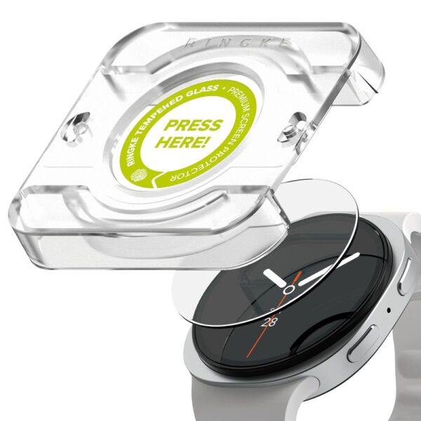 Ringke Tempered Glass Pro 2-pack for Samsung Galaxy Watch 8 44mm - transparenteng
