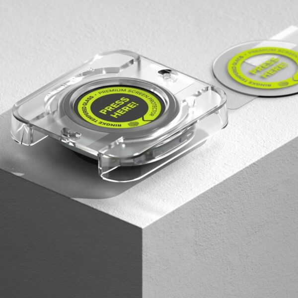 Ringke Tempered Glass Pro 2-pack for Samsung Galaxy Watch 8 44mm - transparenteng