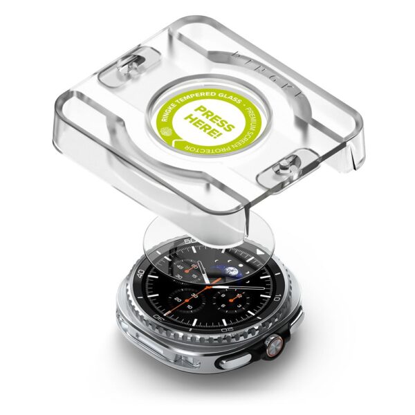 Ringke Tempered Glass Pro 2-pack for Samsung Galaxy Watch 8 46mm - transparenteng