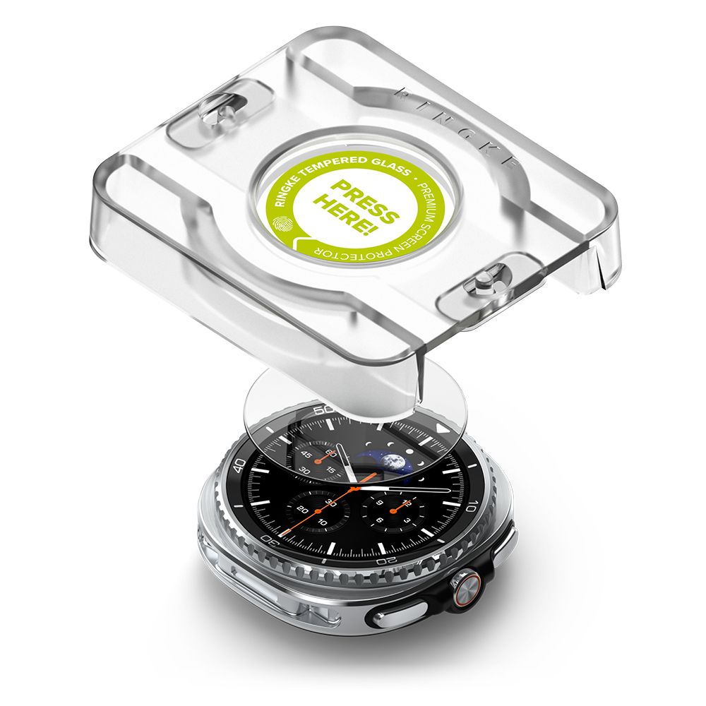 Ringke Tempered Glass Pro 2-pack for Samsung Galaxy Watch 8 46mm - transparenteng