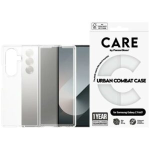 CARE by PanzerGlass Flagship Urban Combat Case for Samsung Galaxy Z Fold 7 - Transparenteng