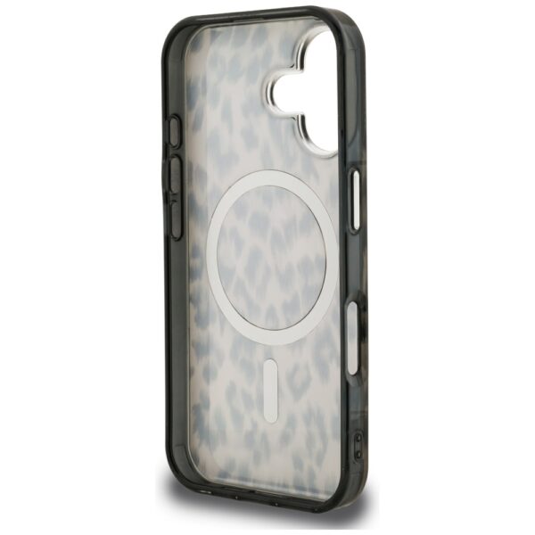 Karl Lagerfeld IML Leopard Pattern MagSafe Case for iPhone 16 - Browneng
