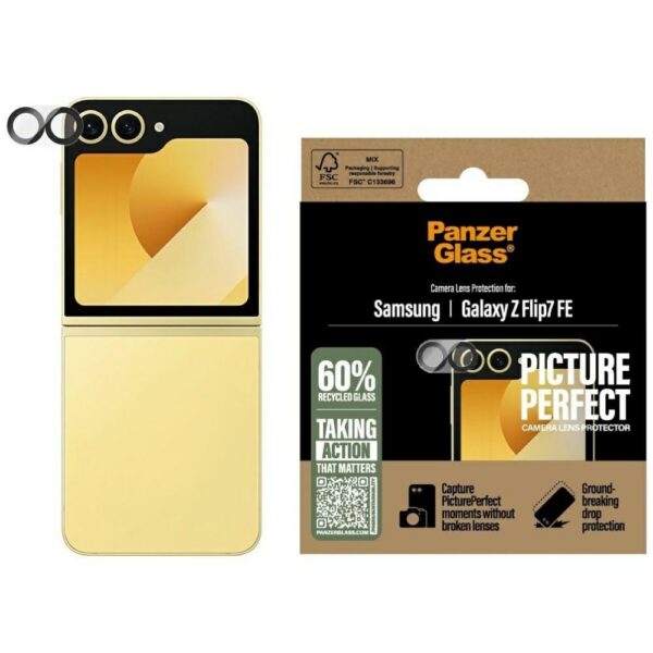 PanzerGlass PicturePerfect Tempered Glass Lens for Samsung Galaxy Z Flip 7 FEeng