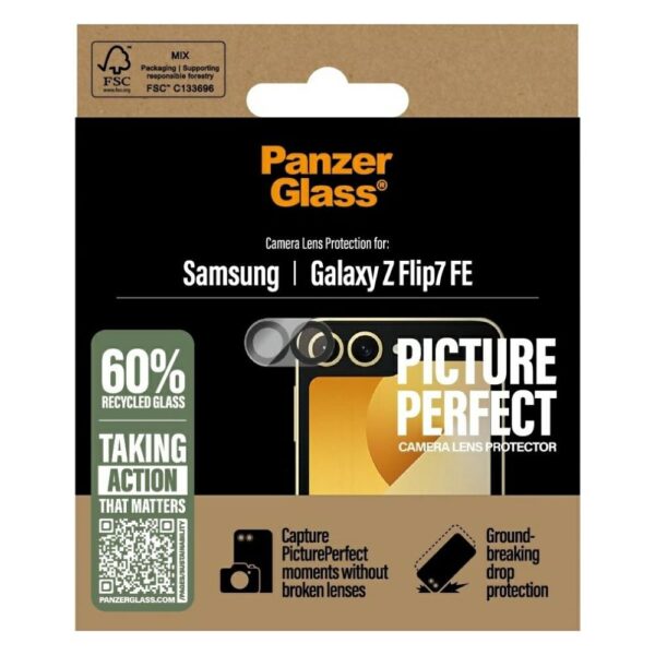 PanzerGlass PicturePerfect Tempered Glass Lens for Samsung Galaxy Z Flip 7 FEeng