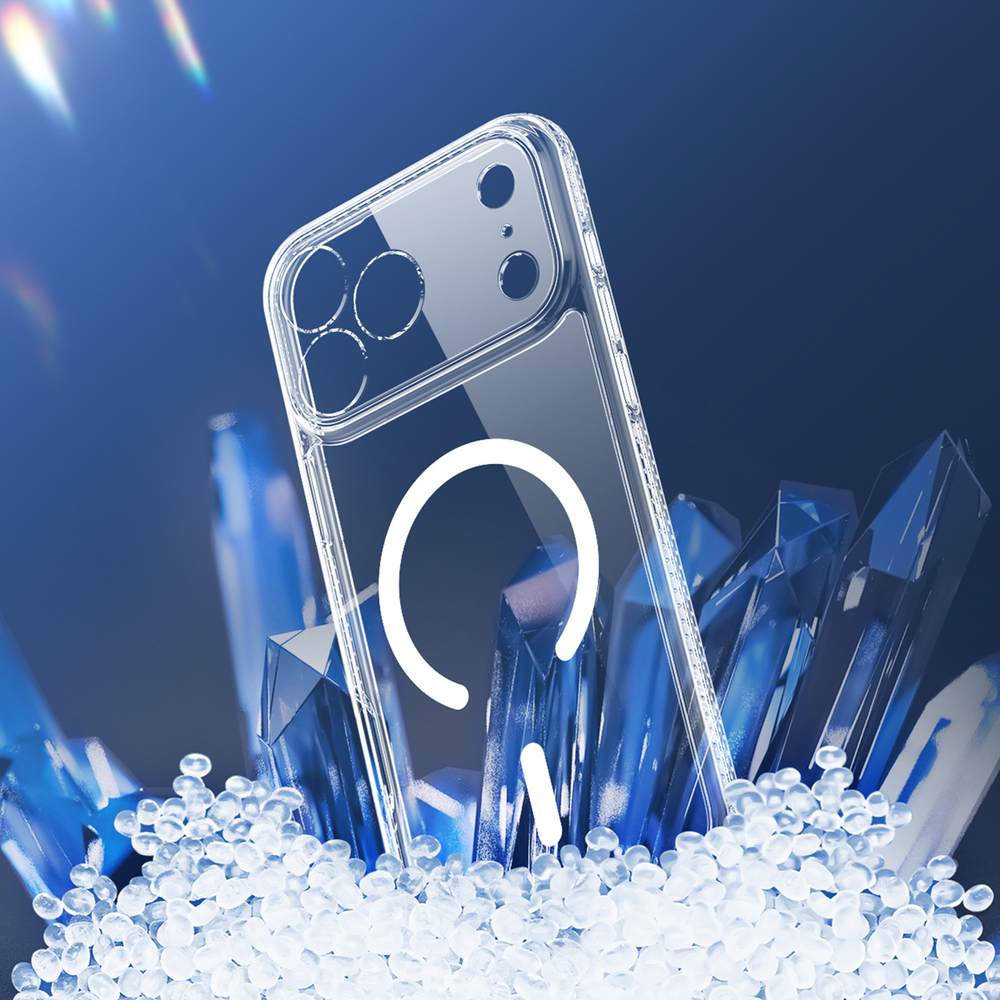 Dux Ducis Clin Mag Case for iPhone 17 Pro Max Compatible with MagSafe - Transparenteng
