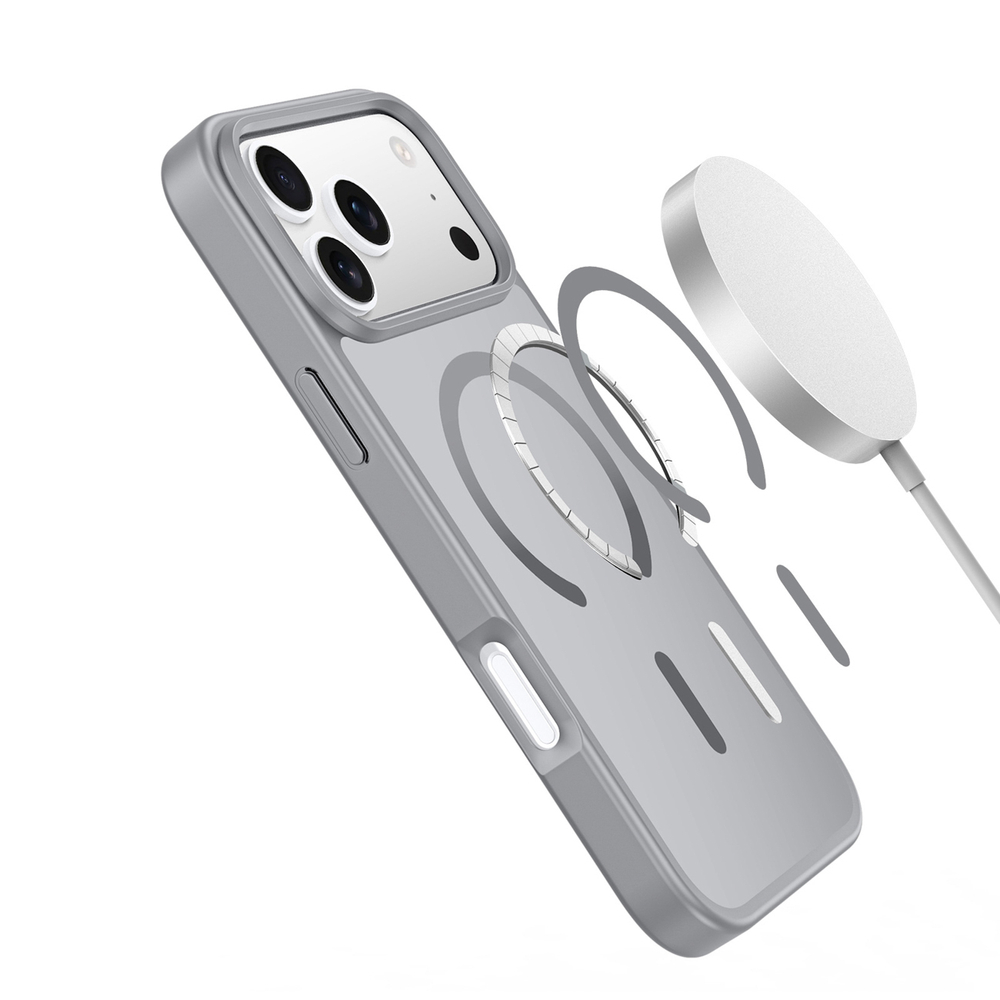 Dux Ducis Yind iPhone 17 Pro Case Compatible with MagSafe - Grayeng