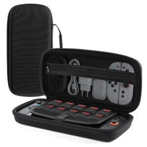 Dux Ducis Nintendo Switch 2 Case with Handle and Game Compartments - Blackeng