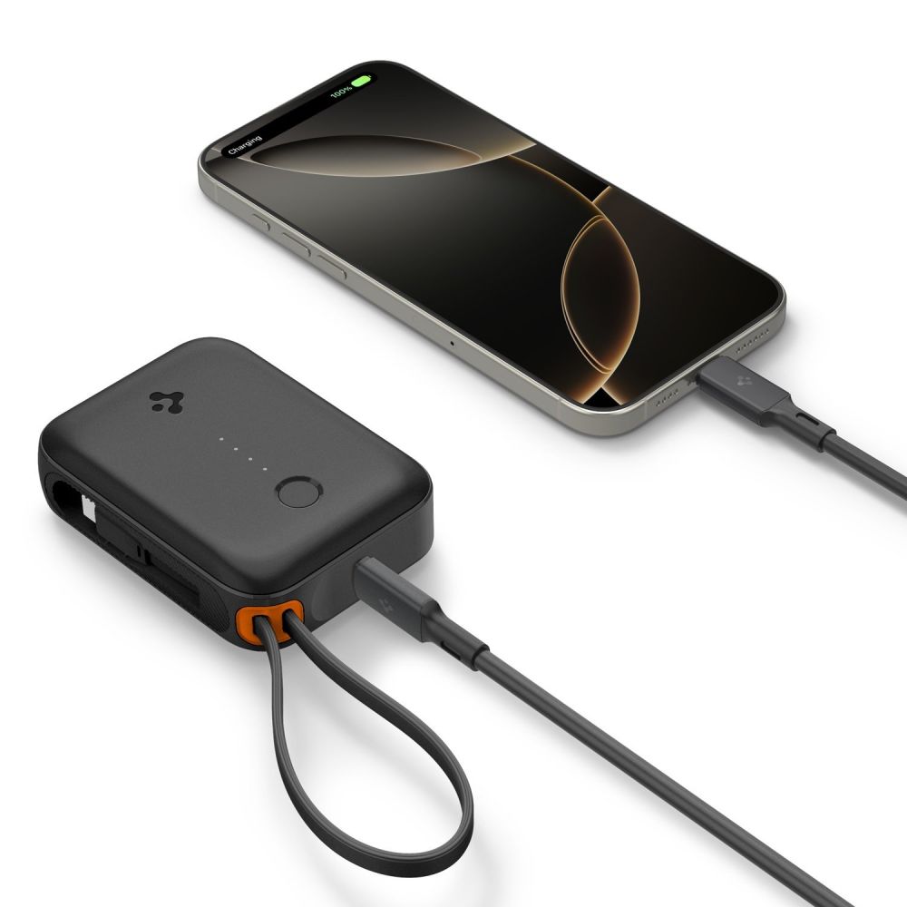 Spigen Essential EA3010BT 10000 mAh 30W Power Bank - Blackeng