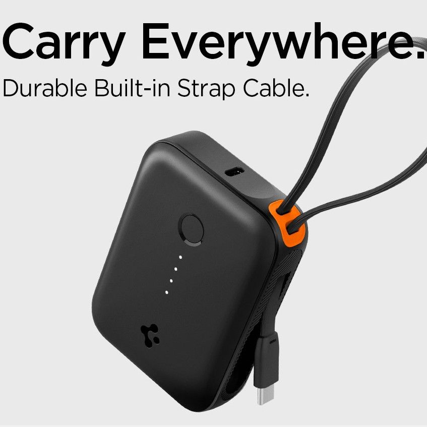 Spigen Essential EA3010BT 10000 mAh 30W Power Bank - Blackeng