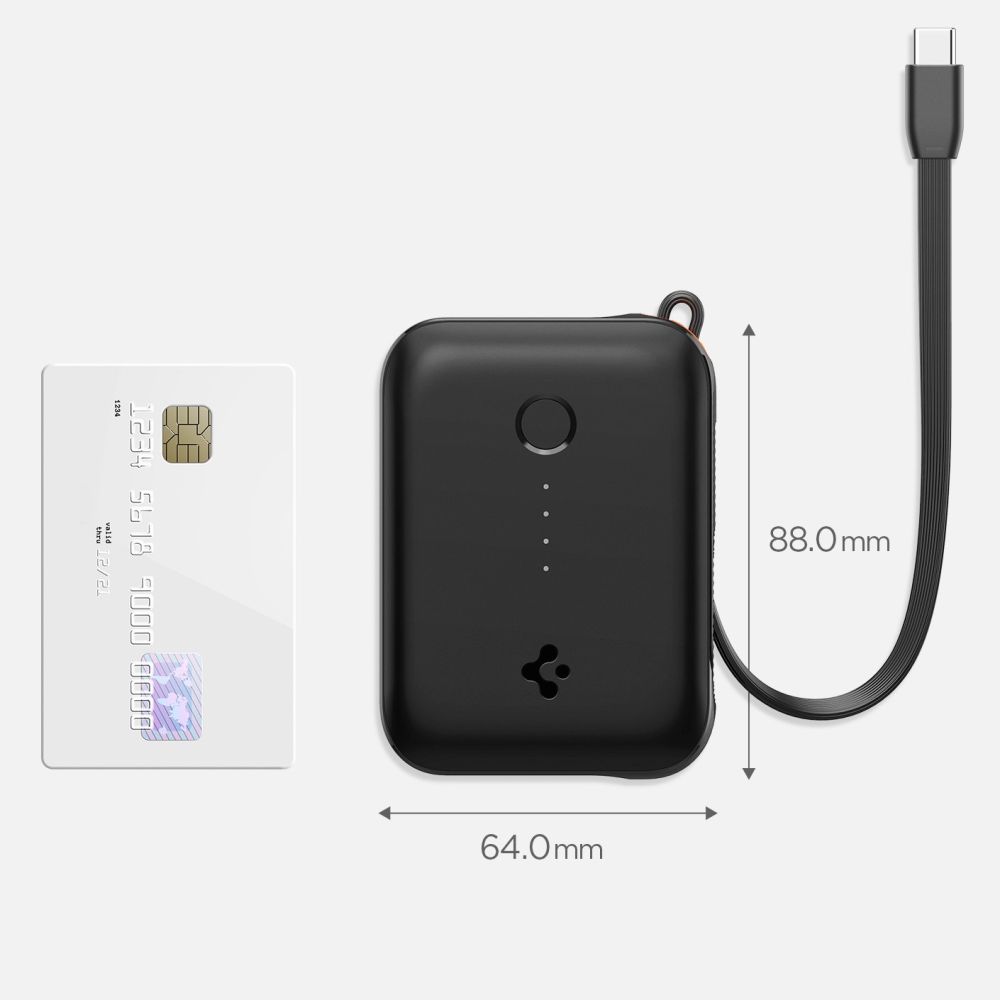 Spigen Essential EA3010BT 10000 mAh 30W Power Bank - Blackeng